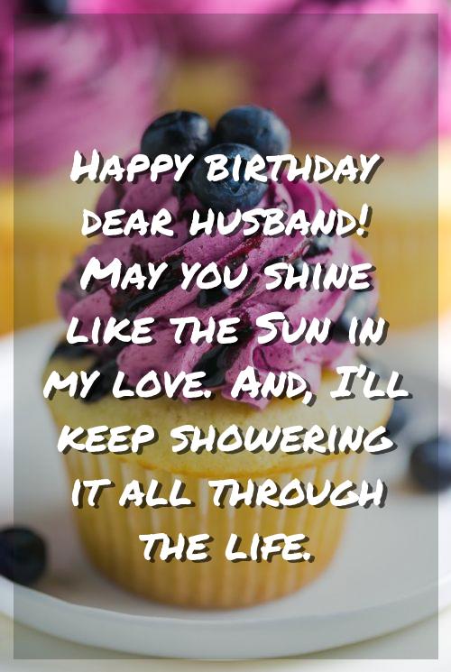 wishes for husband on his birthday